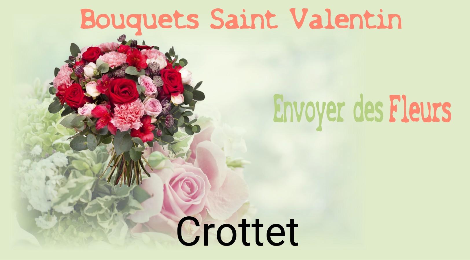 Roses de Saint-Valentin livrées à Crottet